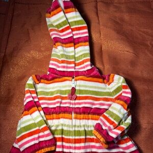 Gymboree Fall Velvet Zip Up Hoodie